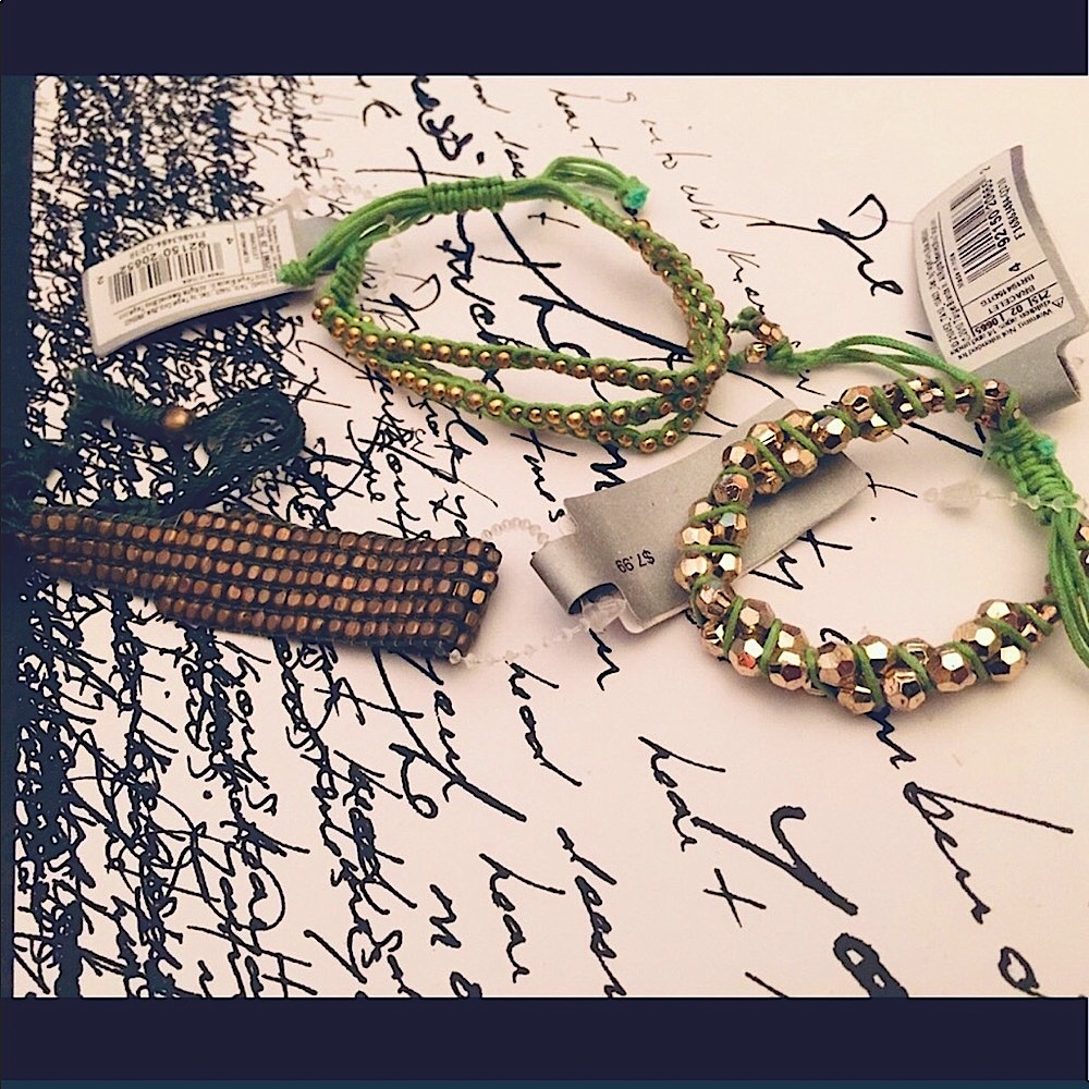 Boho gypsy vibe adjustable bracelets